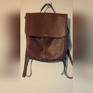 Fossil Dark Brown Purse Backpack